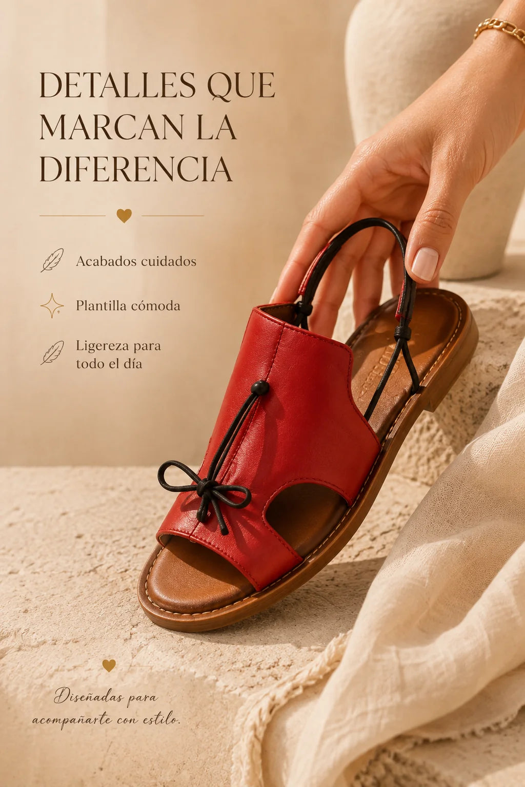 SANDALIAS ISABELA ´- EDICIÓN ROSA DISCO